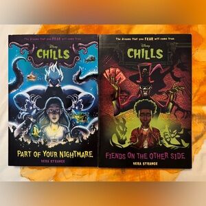 Disney Chills Series Books 1 & 2 Lot, By Vera Strange, Paperback Chapter Books